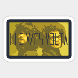 Yellow Cedric & Omar Sticker